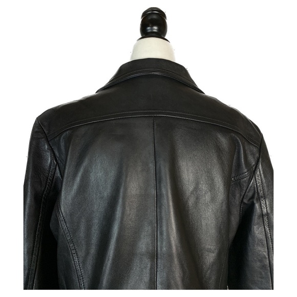 Vintage 1990's/Y2K DANIER Italian Leather Jacket/Coat - Picture 9 of 15